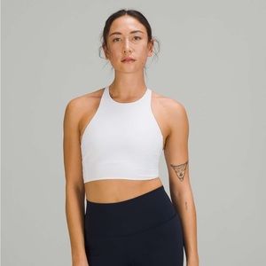 Lululemon Strong Lines Bra, Medium Support B/C Cups (White, Size 6)